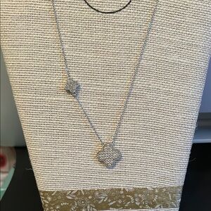 Park Lane Silver Quatrefoil Pendant Necklace